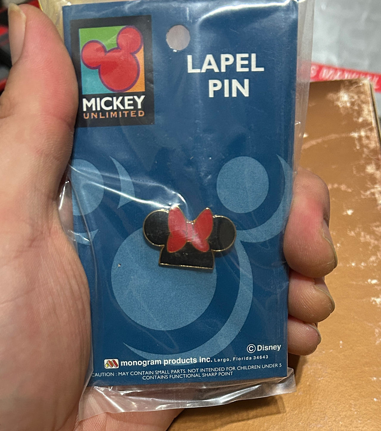 Disney Mickey Unlimited Minnie Mouse Ears Lapel Pin