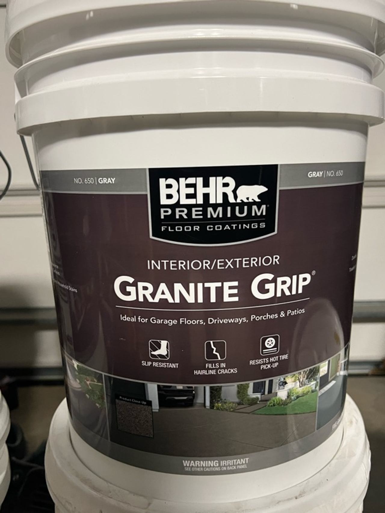 Behr Premium Granite Grip Concrete Paint Gray