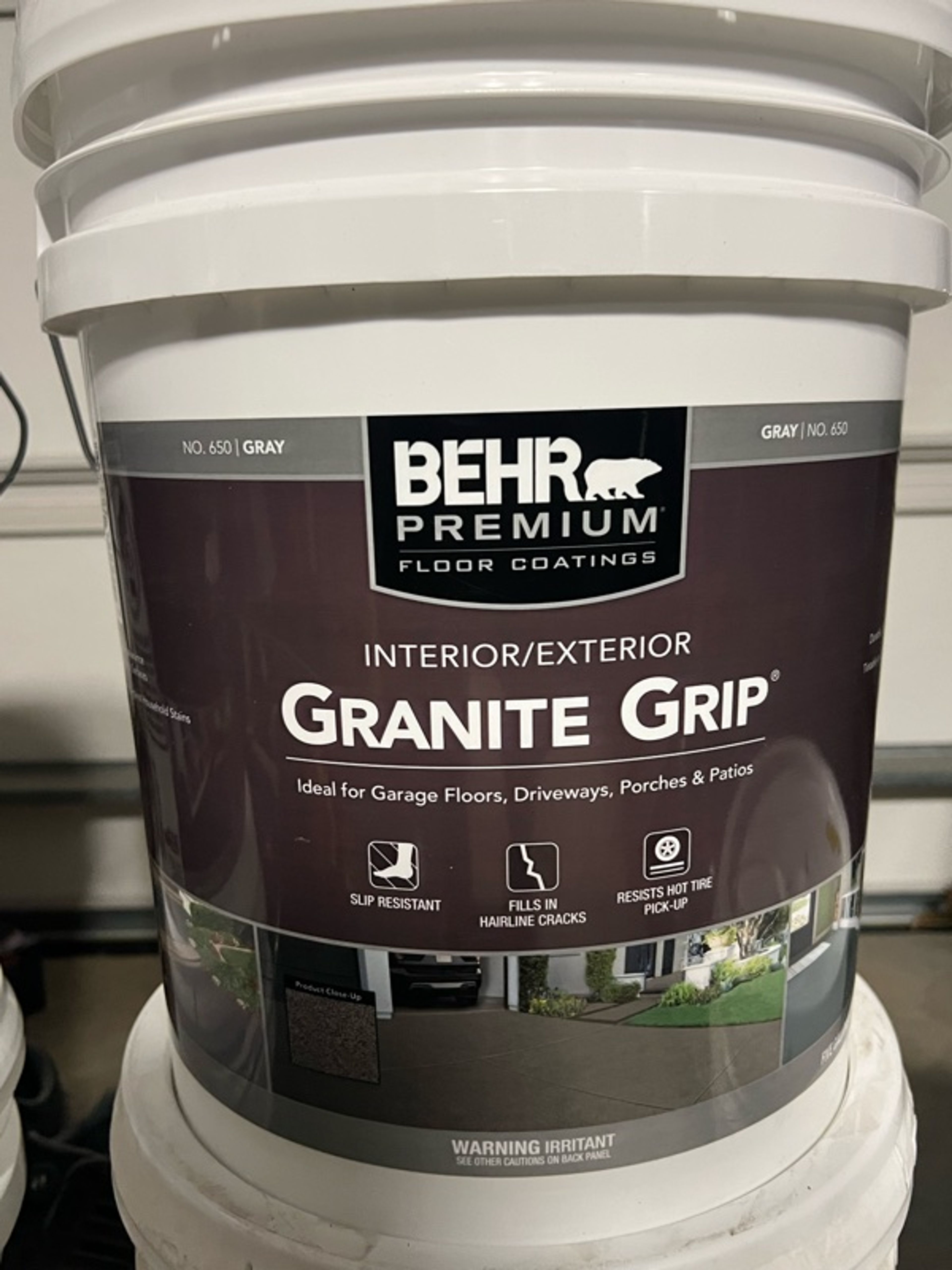 Behr Premium Granite Grip Concrete Paint Gray