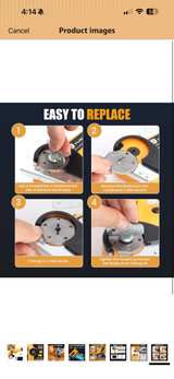 MulWark 4V Cordless Electric Rotary Cutter MLK-53921 - Image 5