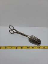 Vintage Silver Plated Pastry Tongs - Image 2