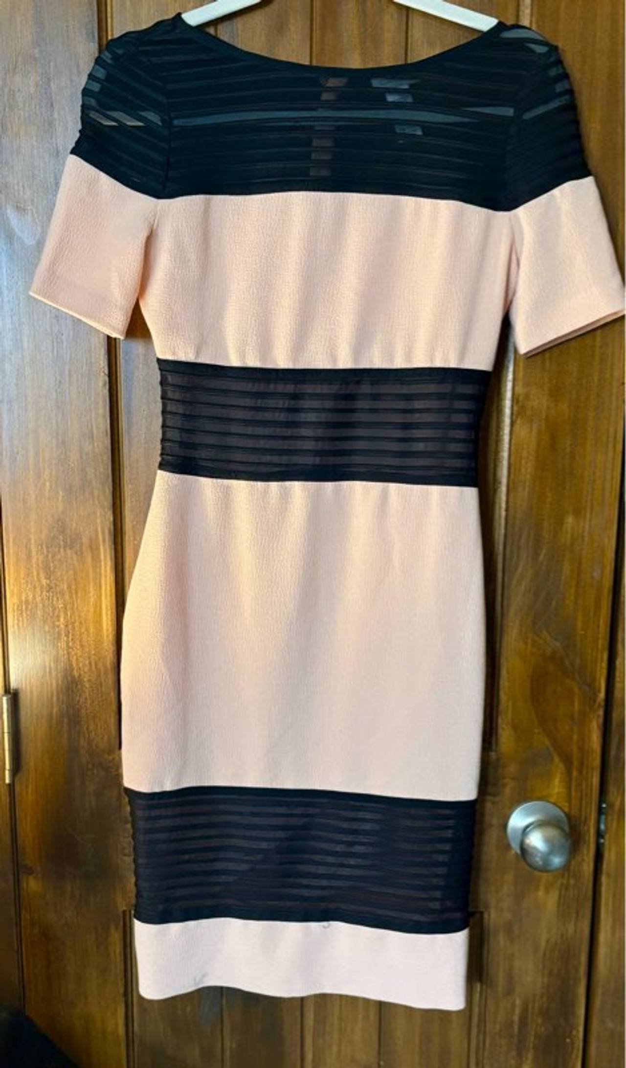 Cache pink and black dress