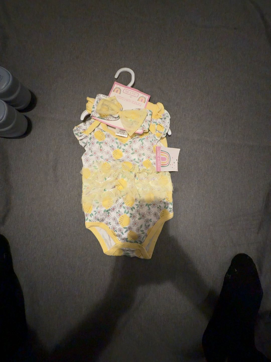 Duck Duck Goose Baby Girl Hello Bodysuit