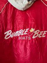 Bumble Bee Boats Vintage Satin Hoodie - Image 5