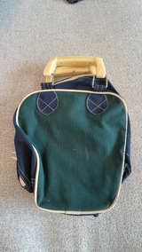Adidas Vintage Mini Handbag Green Blue Bolwing Bag  - Image 2