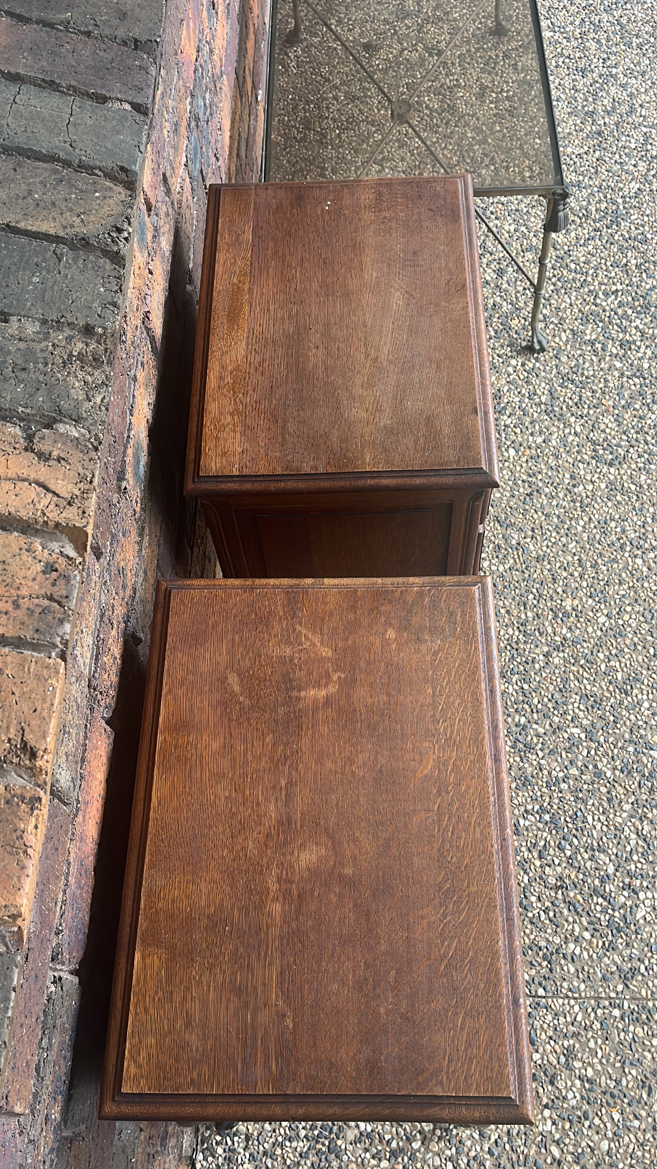 Vintage Wooden Bedside Tables