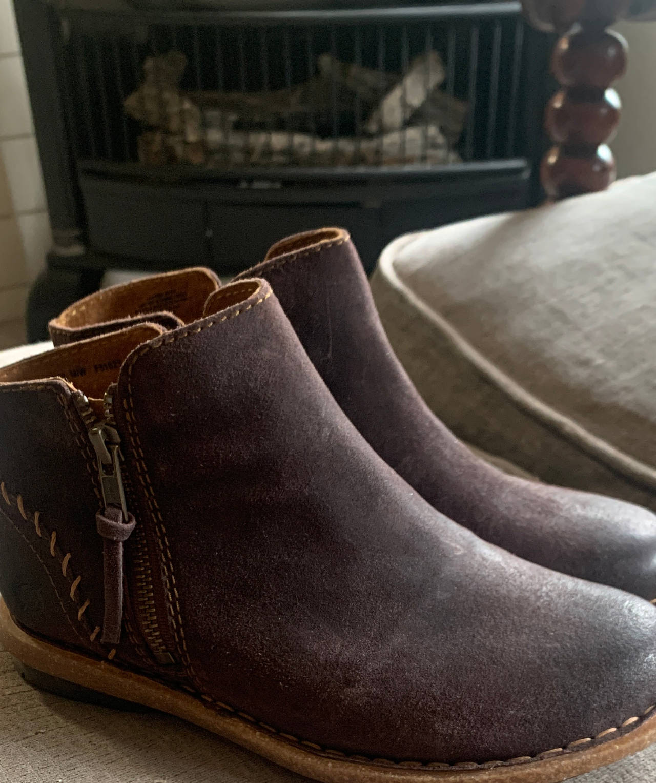 Born Women's Leather Ankle Booties