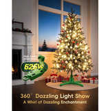 360° Rotating Christmas Tree Stand, Up to 7.5ft, 90lb Artificial Christmas Tree - Image 3