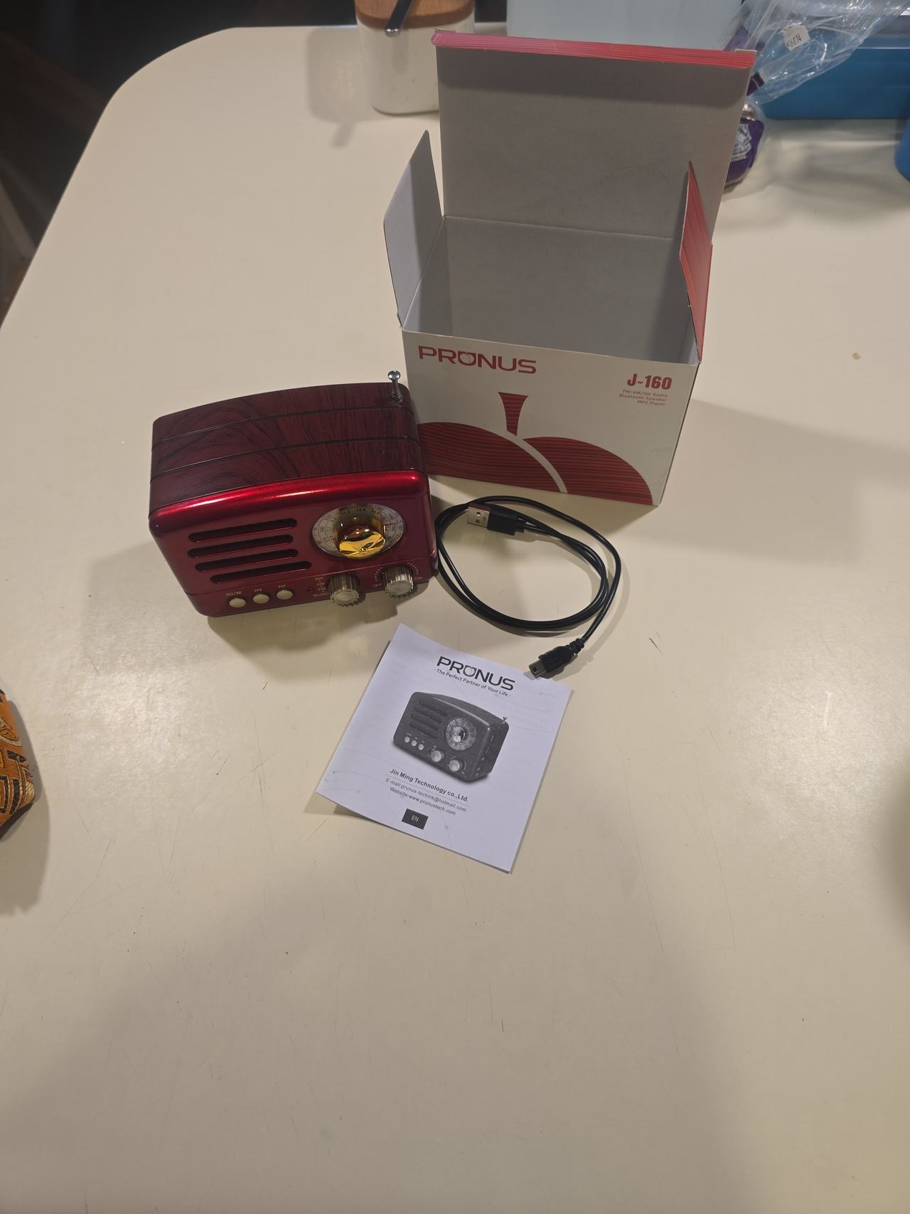 PRONUS J-160 Retro Radio Bluetooth Speaker