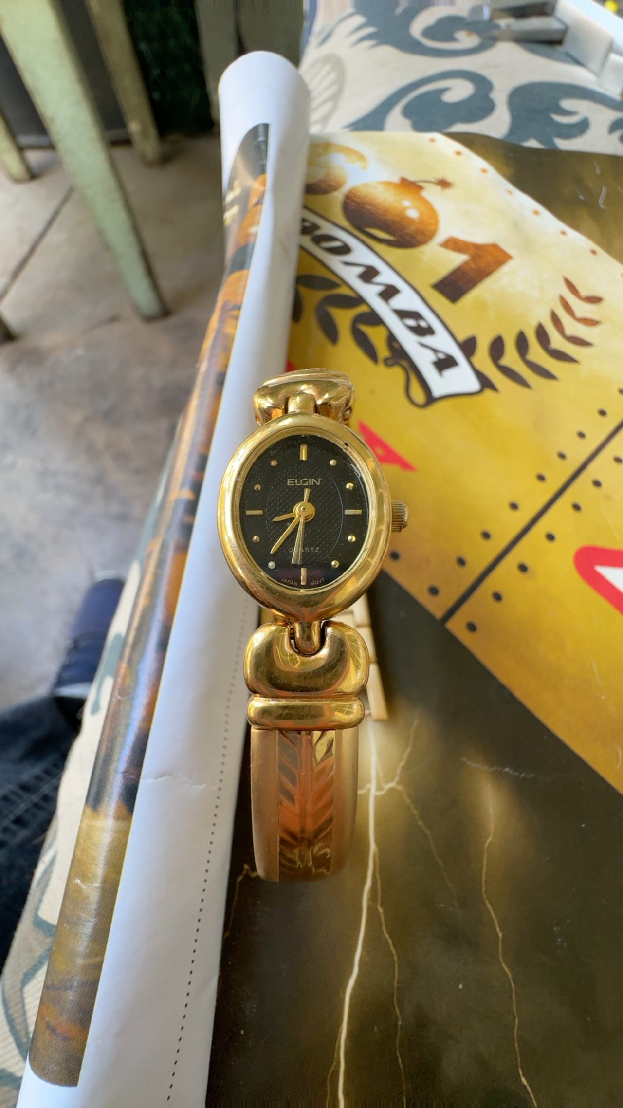 Elgin Women's Gold Tone Vintage Watch