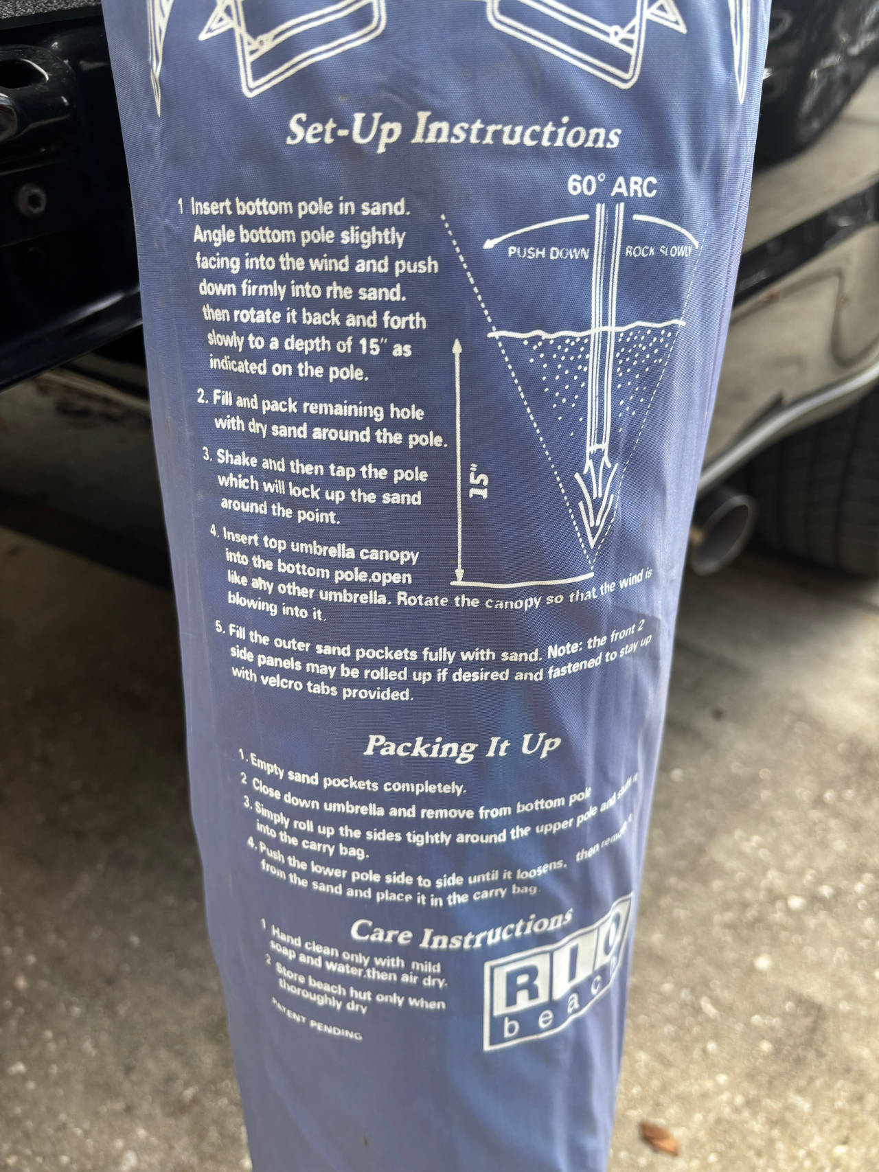 Rio Beach Sun Shelter SPF 50 Umbrella