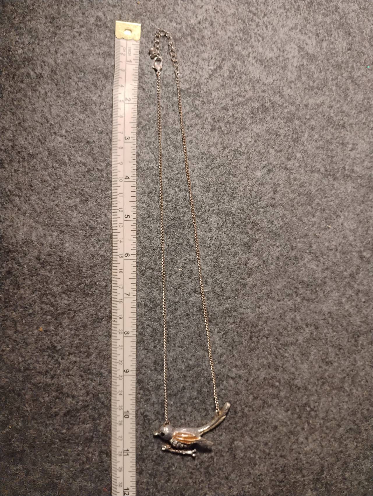 Vintage Style Bird Pendant Necklace