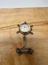 Croton Vintage Ship's Wheel Lapel Watch - Image 8