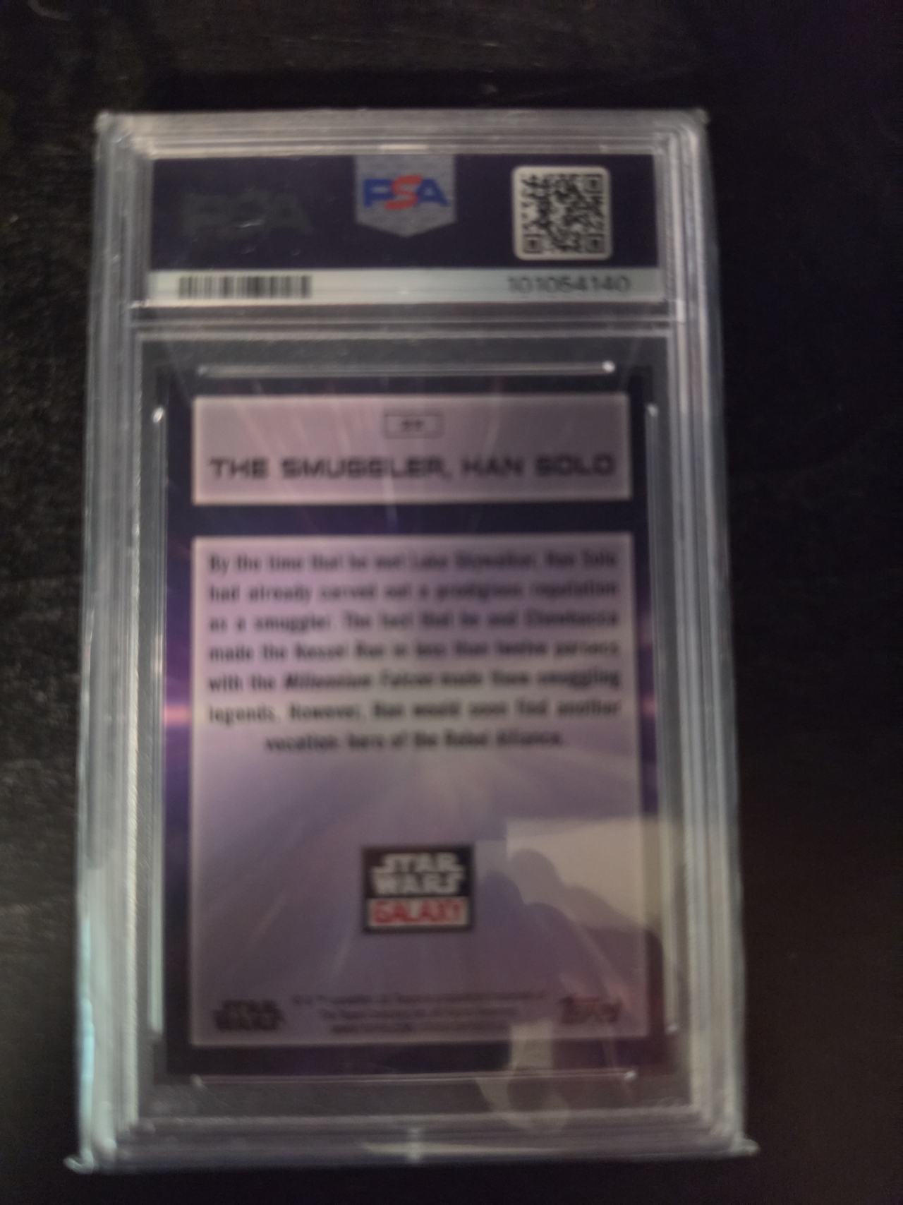 2022 Topps Star Wars Galaxy Chrome Han Solo #22 PSA 9