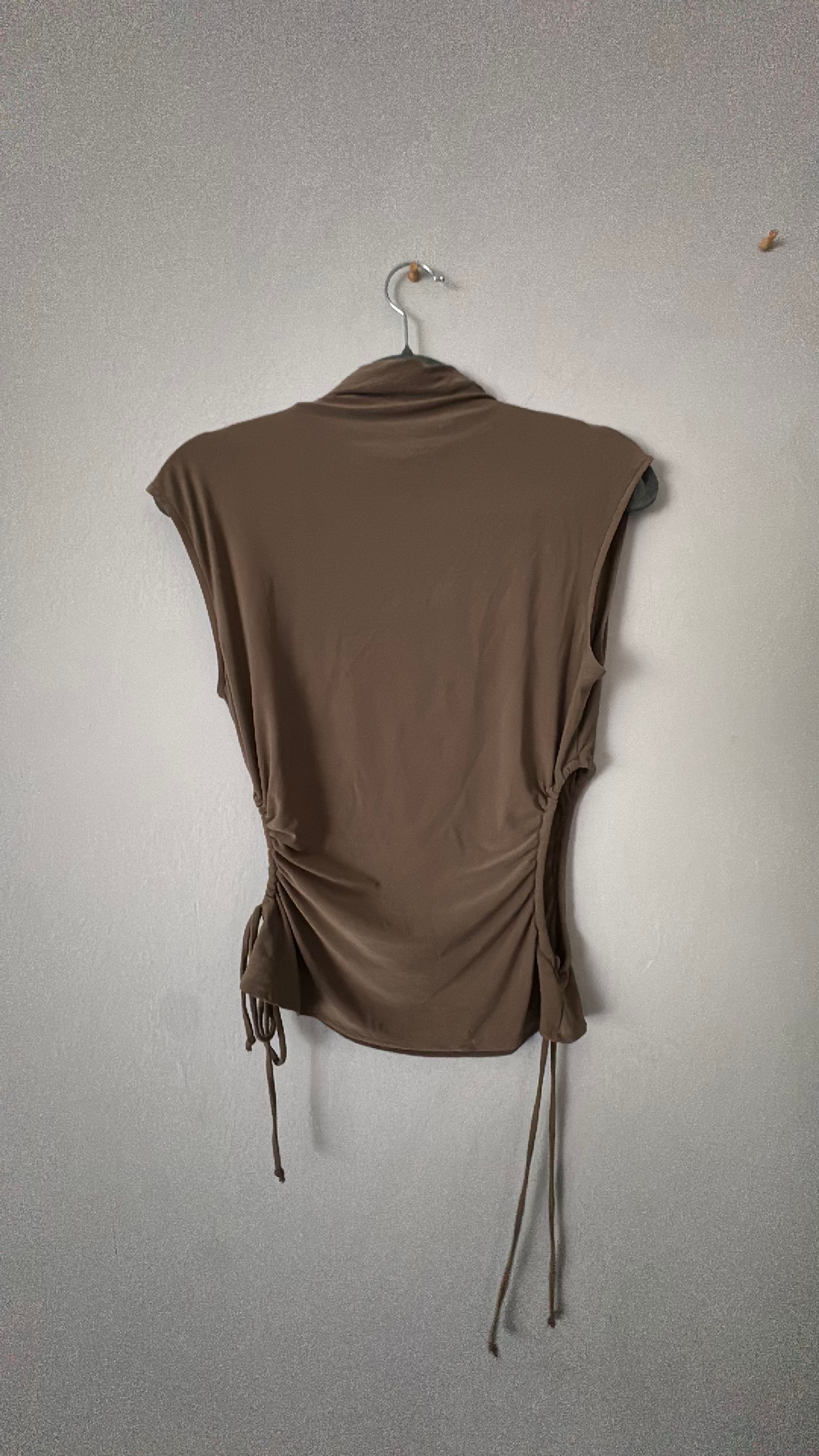 Ruched Side Cowl Neck Top - Image 3