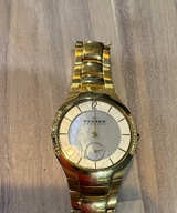 Skagen Denmark Gold-Tone Mother of Pearl Watch - Image 1
