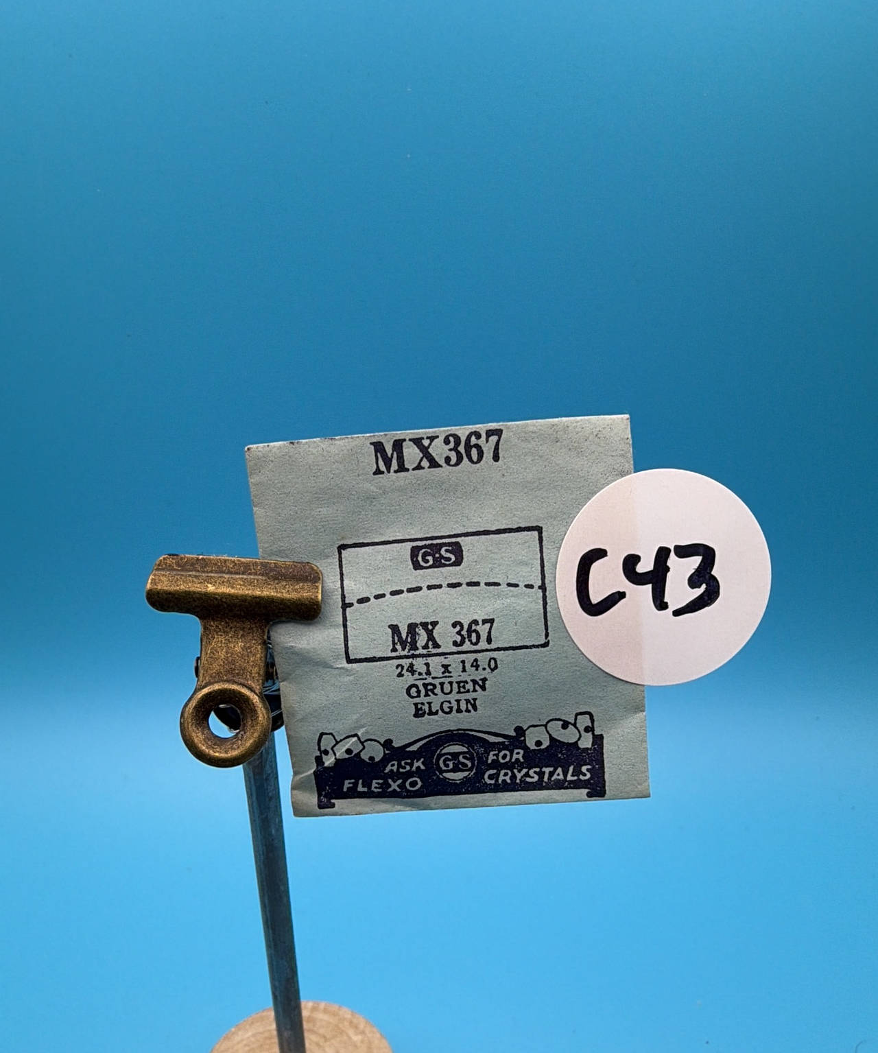 G-S Flexo MX367 Watch Crystal for Gruen and Elgin