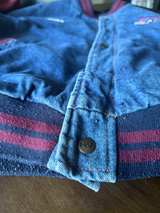 Boeing 777 Vintage Denim Varsity Jacket - Image 8