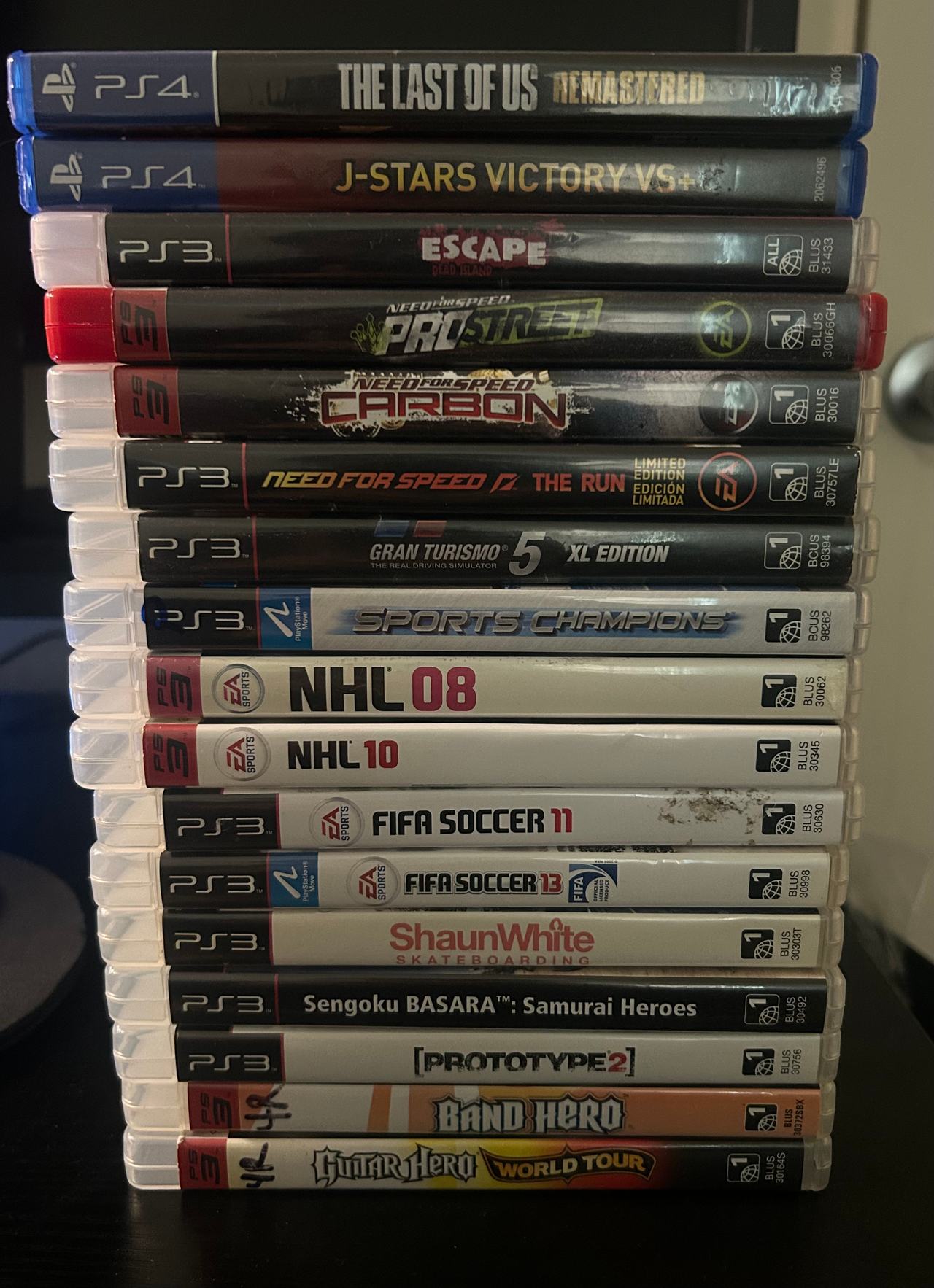 PlayStation PS3 & PS4 16-videogames Lot $160.00