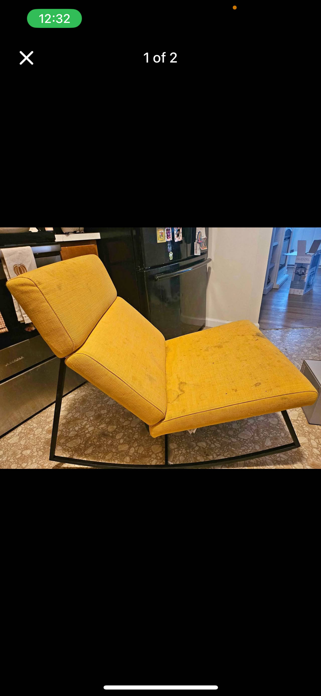 Modern Yellow Lounge Chair