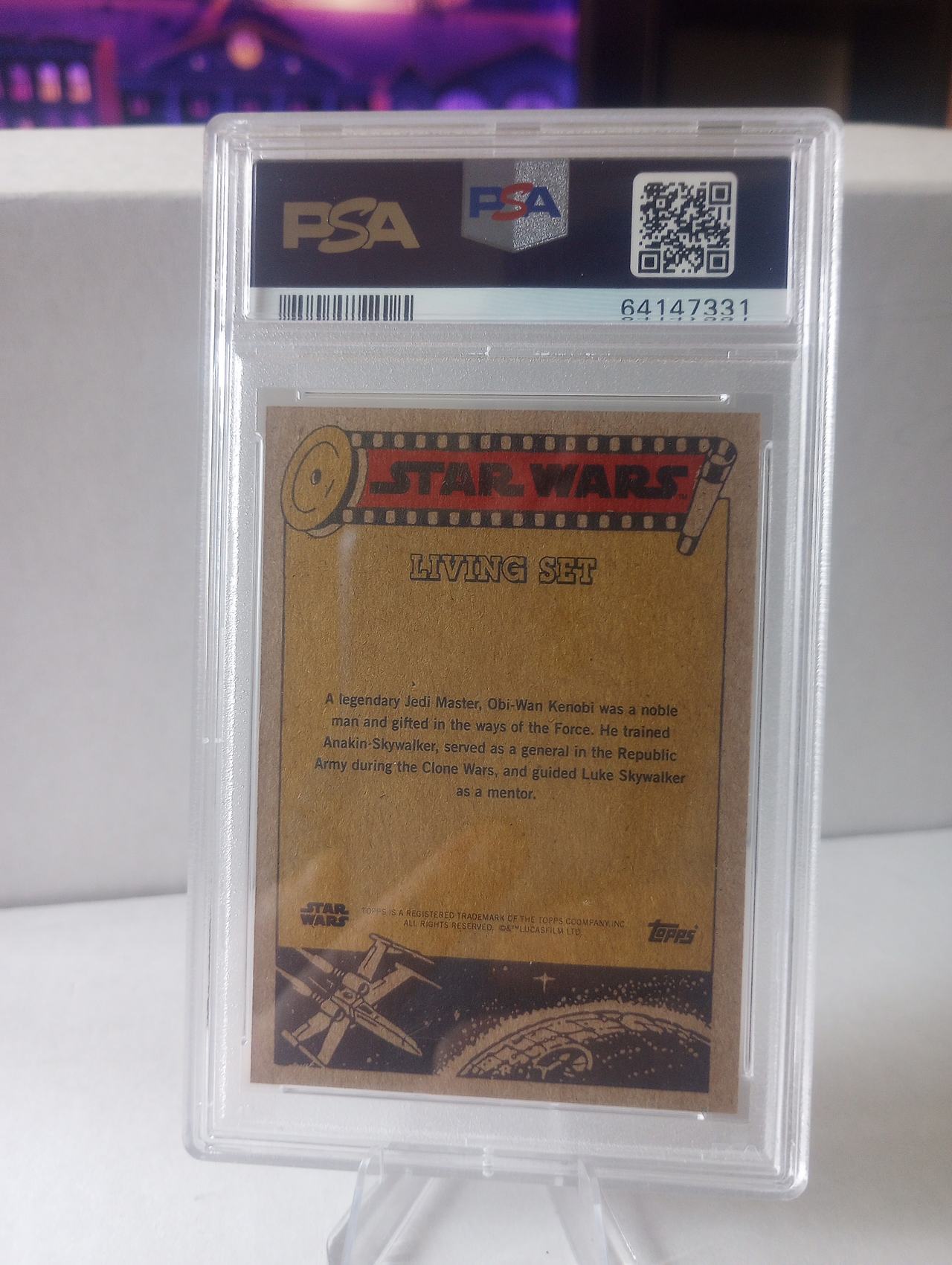 2020 Topps Star Wars Living Set #99 Obi-Wan Kenobi PSA 9
