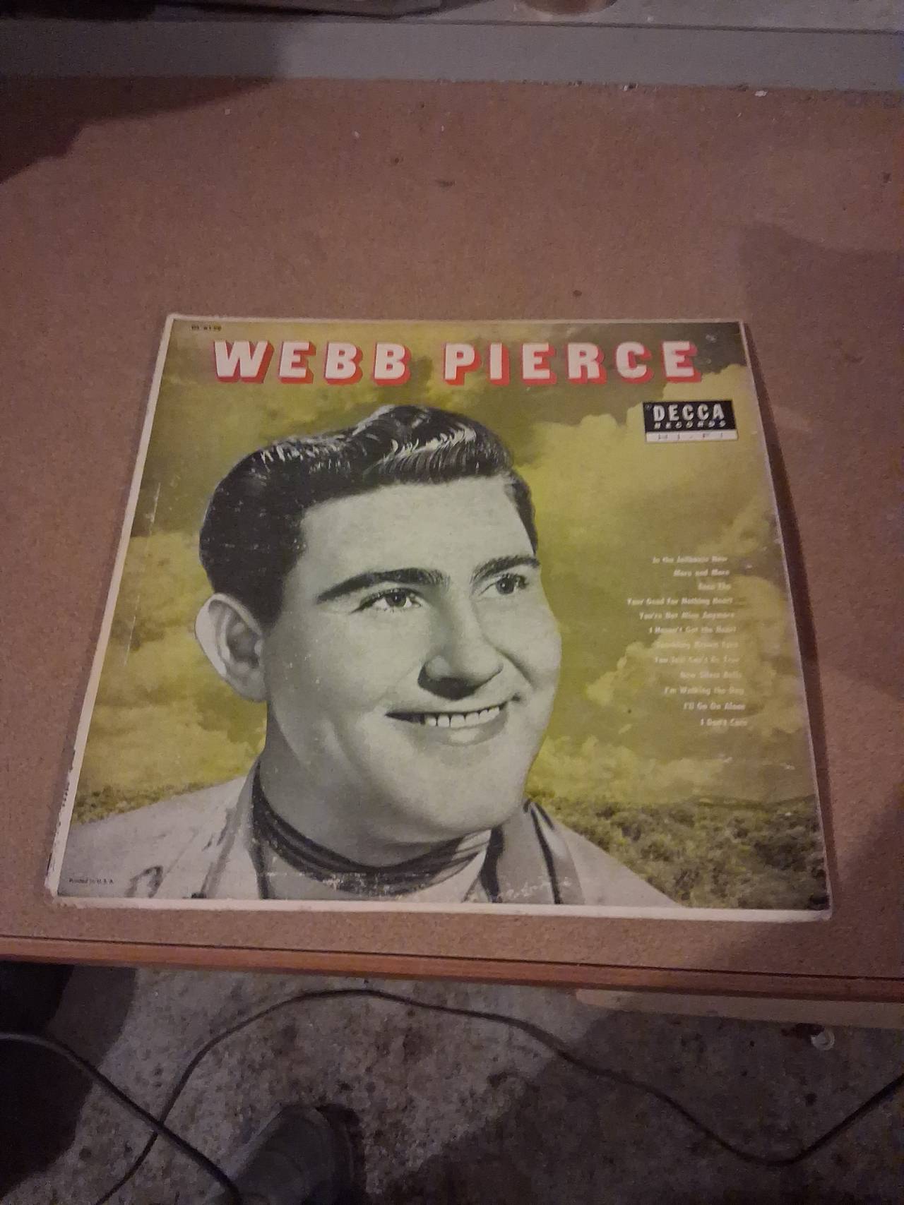 Webb Pierce - Webb Pierce (Decca DL 8129)