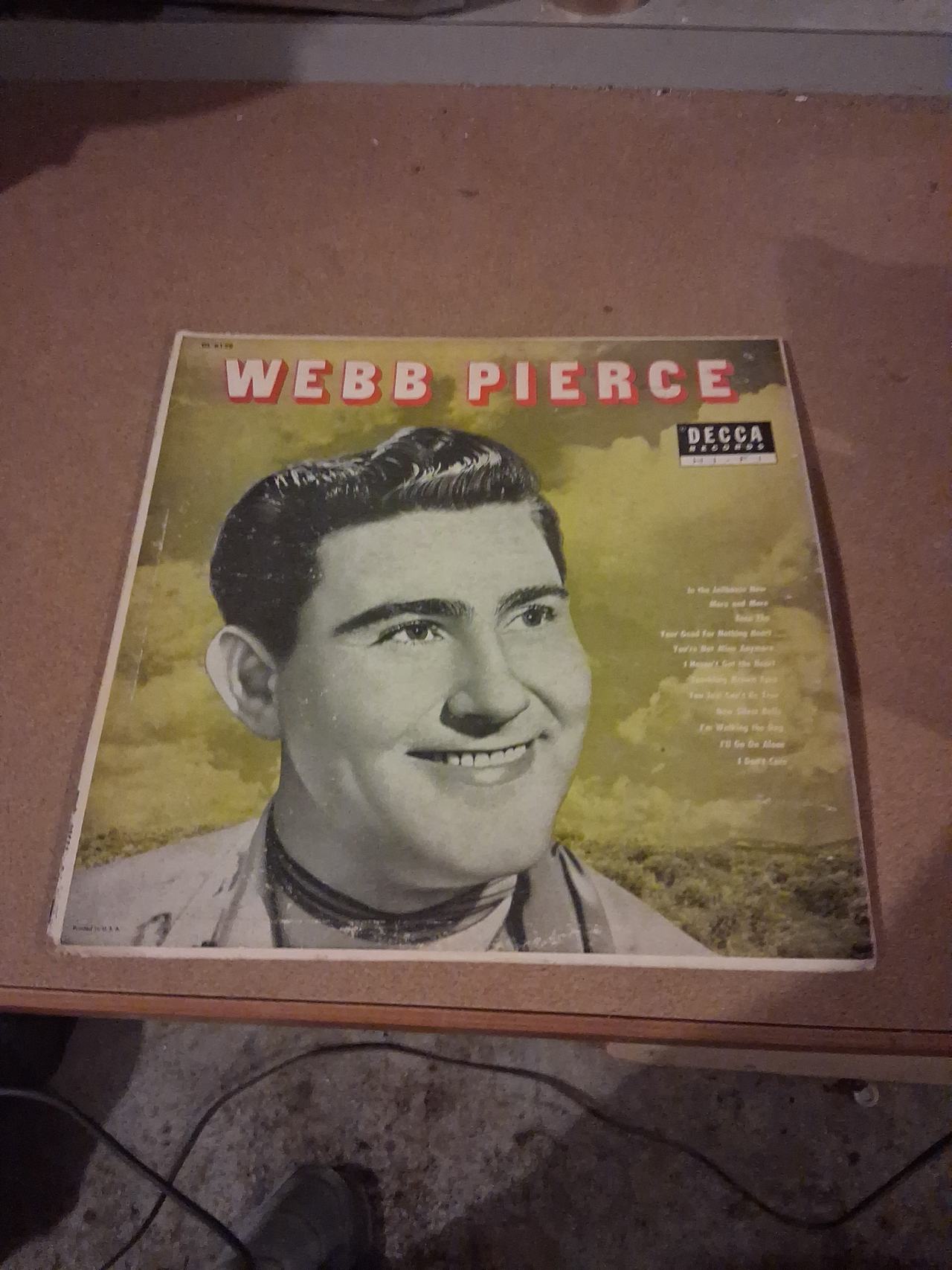 Webb Pierce - Webb Pierce (Decca DL 8129)