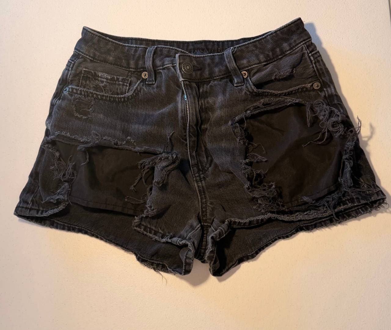 American Eagle Distressed Denim Festival Shorts 2R