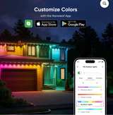 Nanoleaf 16.6ft Permanent Outdoor Lights Expansion Pack New RGBICW Matter - Image 7