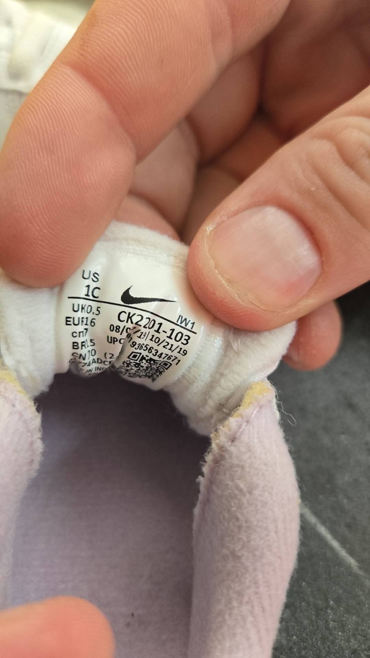 Nike Air Force 1 Crib Infant Shoes
