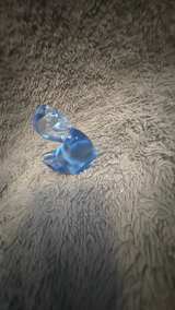 Blue Glass Swan Figurine - Image 6