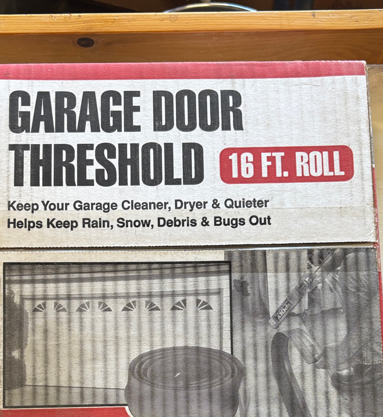 Garage Door Threshold Seal 16 ft. Roll