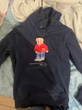 Ralph Lauren Polo Bear Hoodie Navy Blue - Image 1