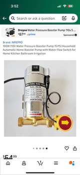 Water Pressure 100W 110V WG-80 Booster Pump 15 PSI Household Automatic Home - Image 6