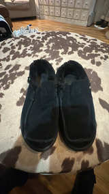 Sanuk Chiba Chill Suede Slip-On Loafer Black size 8 - Image 5