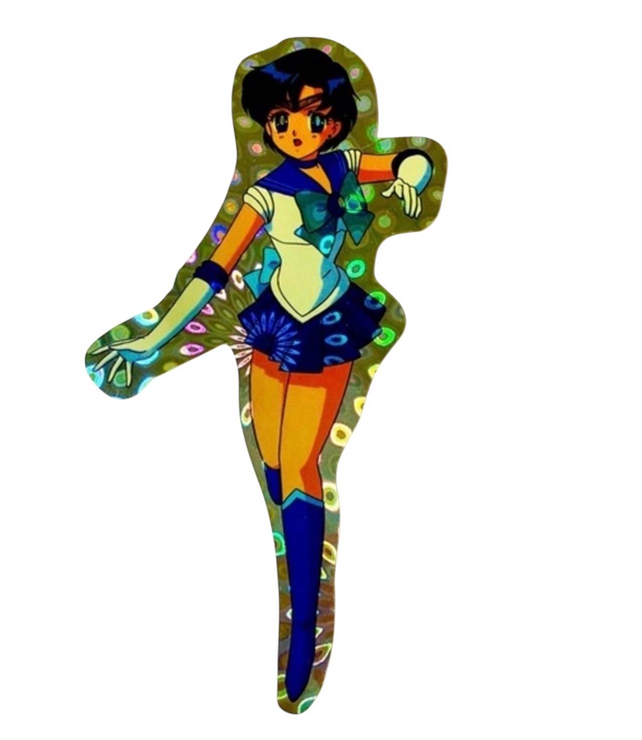 Vintage Sailor Moon Sailor Mercury Prism Sticker