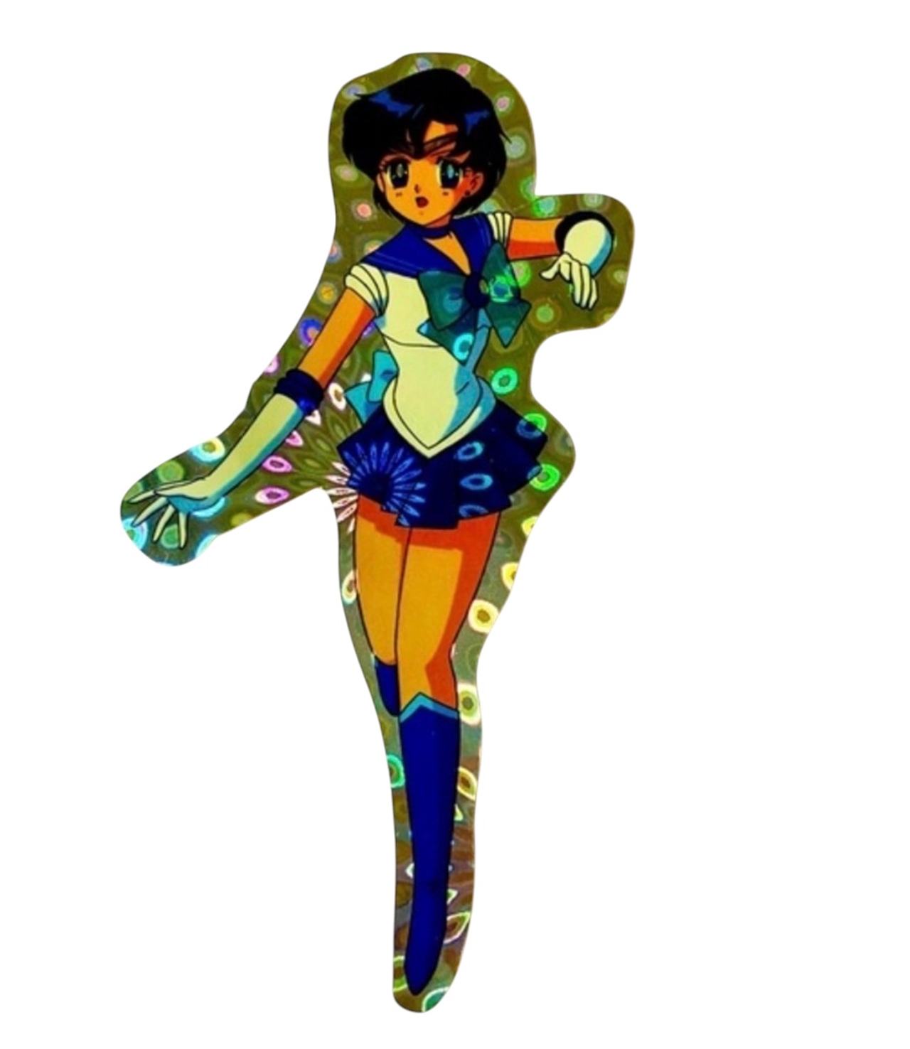 Vintage Sailor Moon Sailor Mercury Prism Sticker