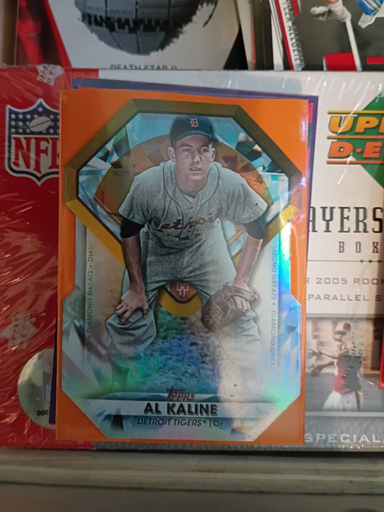 2022 Topps Diamond Greats Die-Cut Al Kaline Orange #DG-11