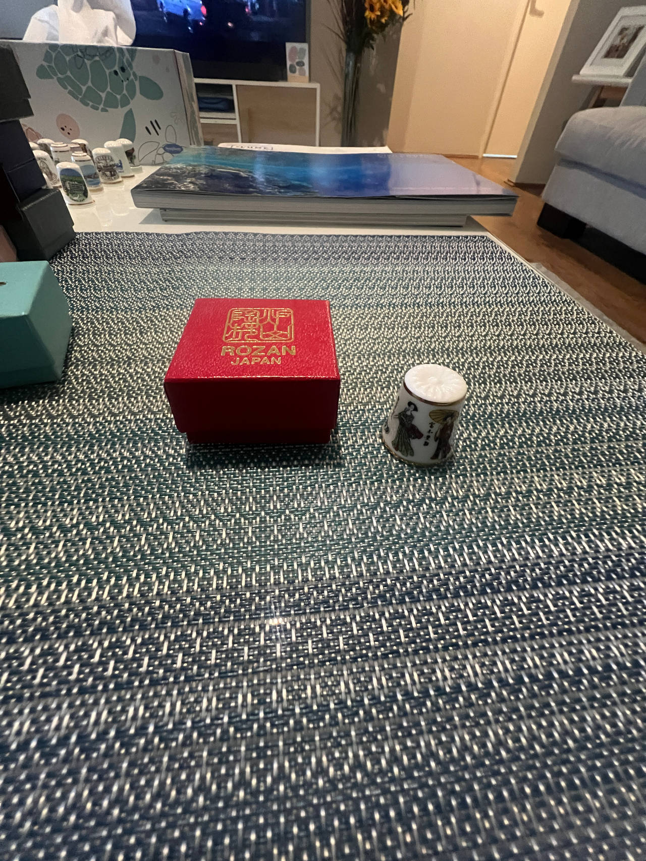 Satsuma Kutani Porcelain Thimble