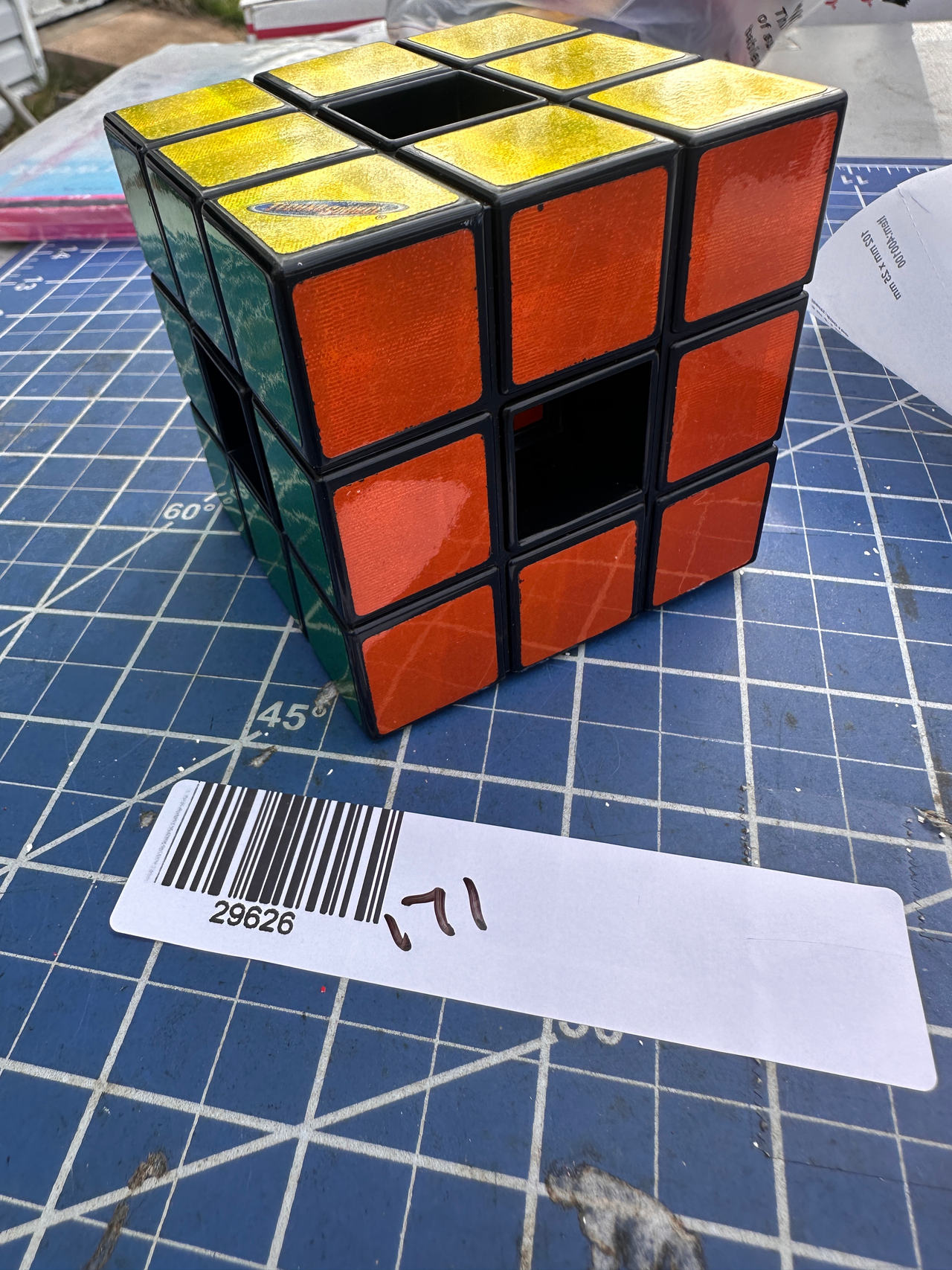Rubik's Void Cube Puzzle retro vintage 171