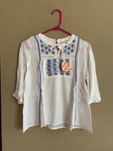 Hayden Girls Embroidered Boho Top - Image 1