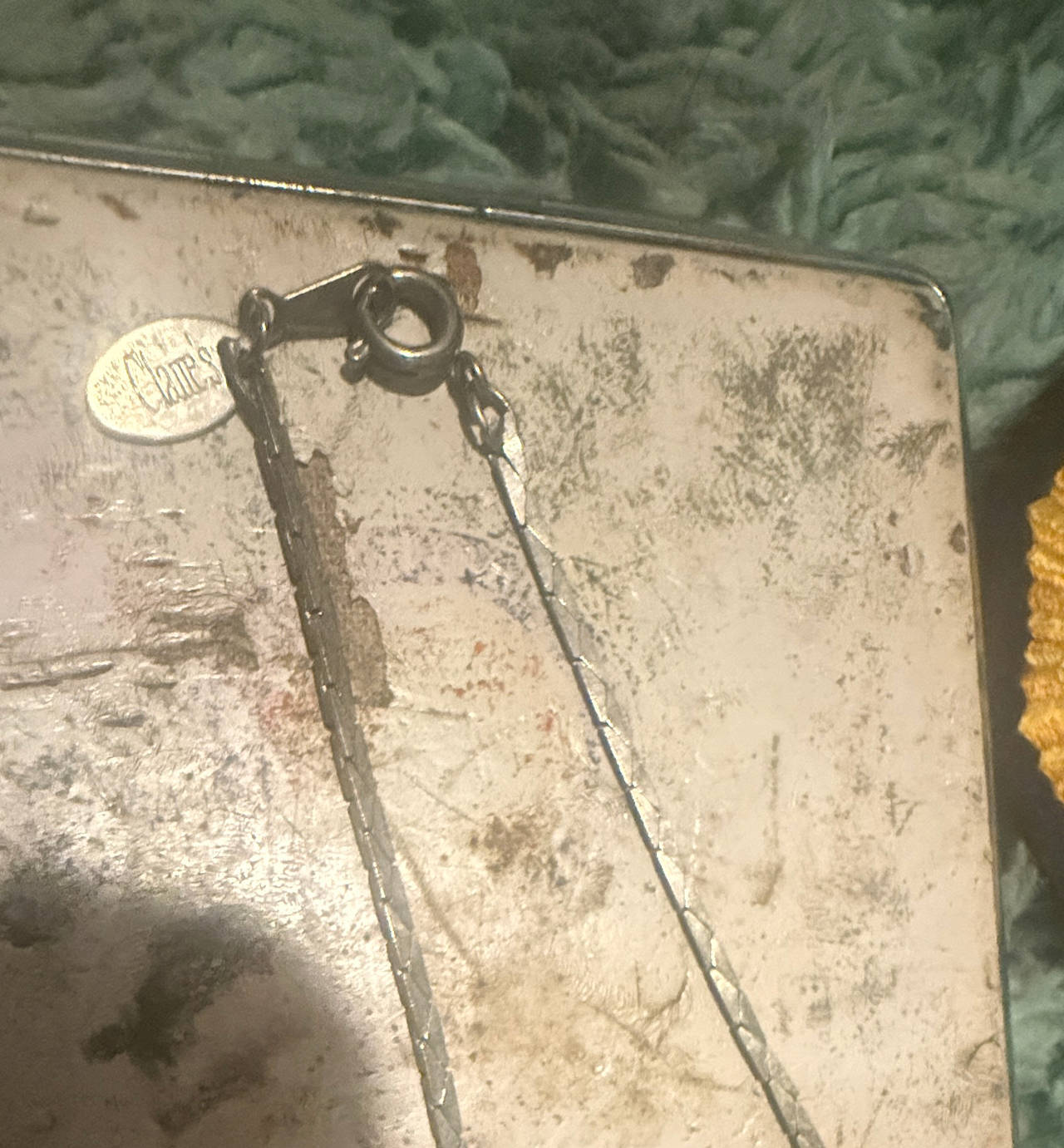 Napier Vintage Silver Tone Serpentine Chain Necklace