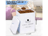 MERAKI Home Farmhouse Cat Food and Treats Containers + Feed Scoop - Image 3