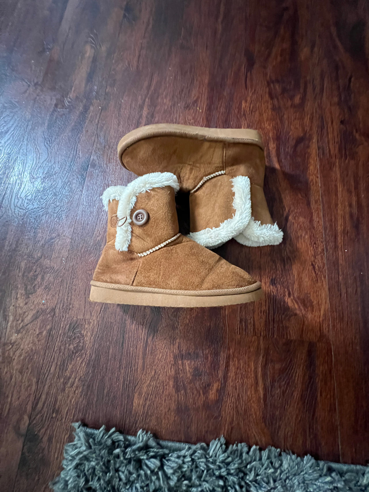 Shearling-Lined Winter Boots