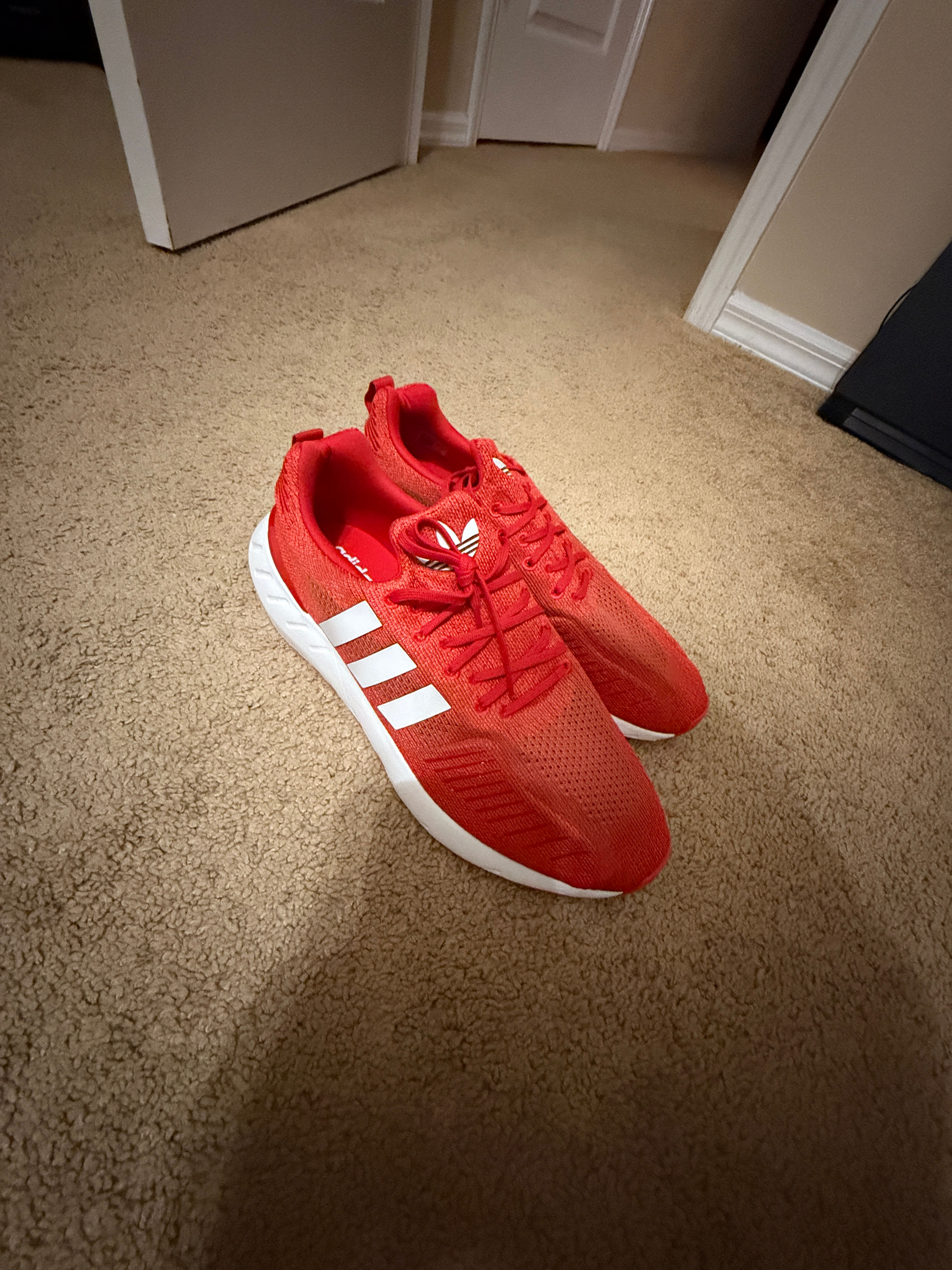 adidas Swift Run Red White US 12 never worn