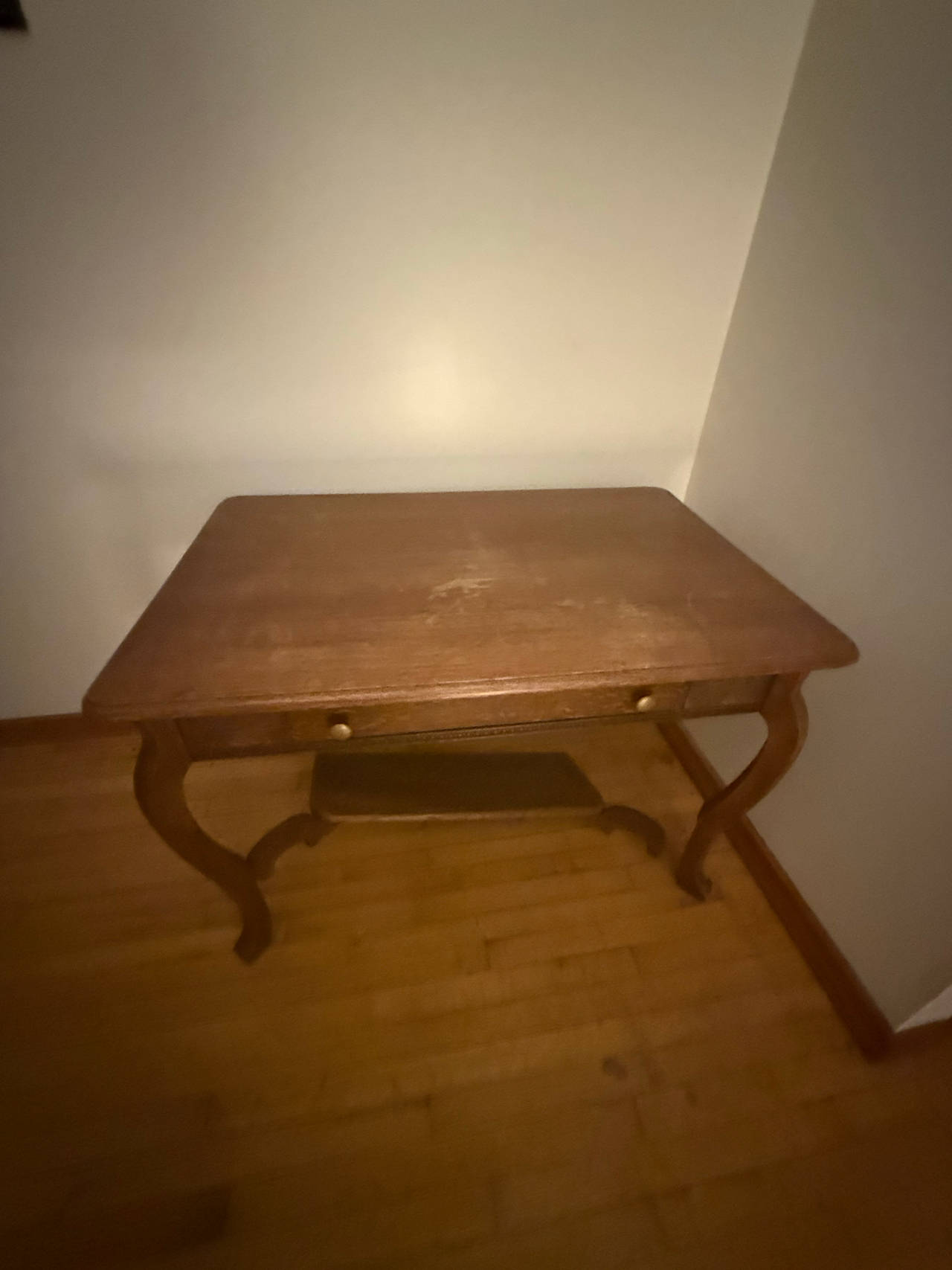 Vintage Wood Writing Desk