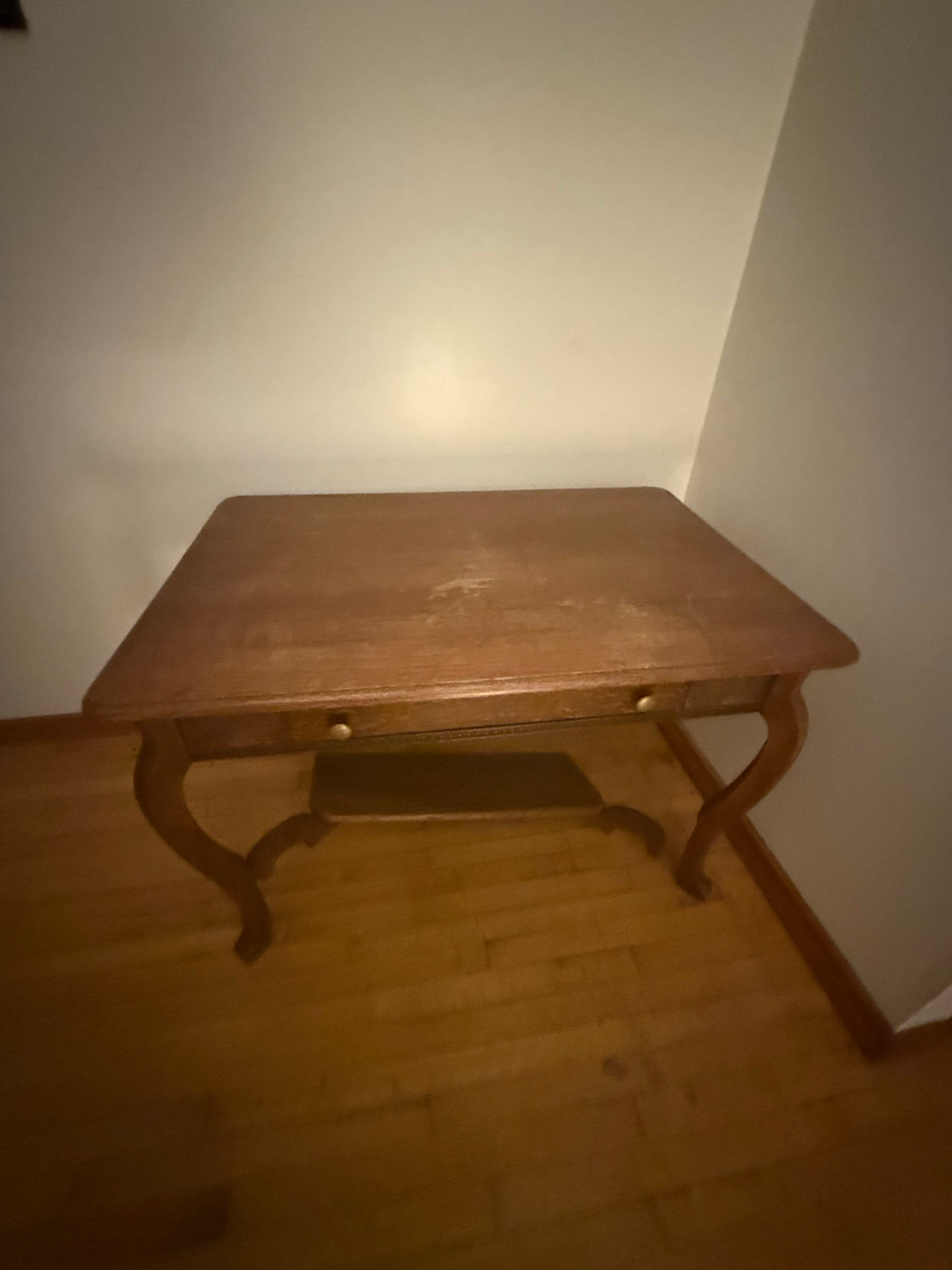 Vintage Wood Writing Desk