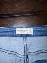 Abercrombie & Fitch Women's Blue Jean Leggings High Rise 33 16/R Y2K Vintage - Image 7