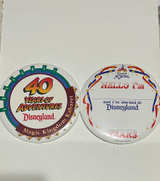 Vintage Disneyland 30th and 40th Anniversary Buttons - Image 1