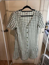 Anko Gingham Button Front Dress - Image 1